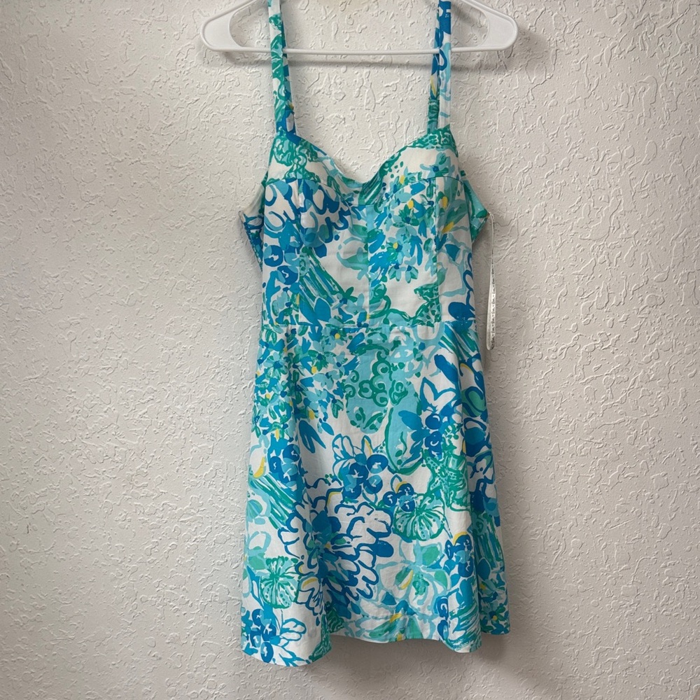 Lilly Pulitzer Blue and Green Dress
